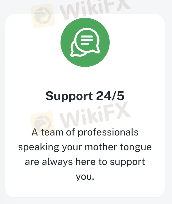 24/5 support