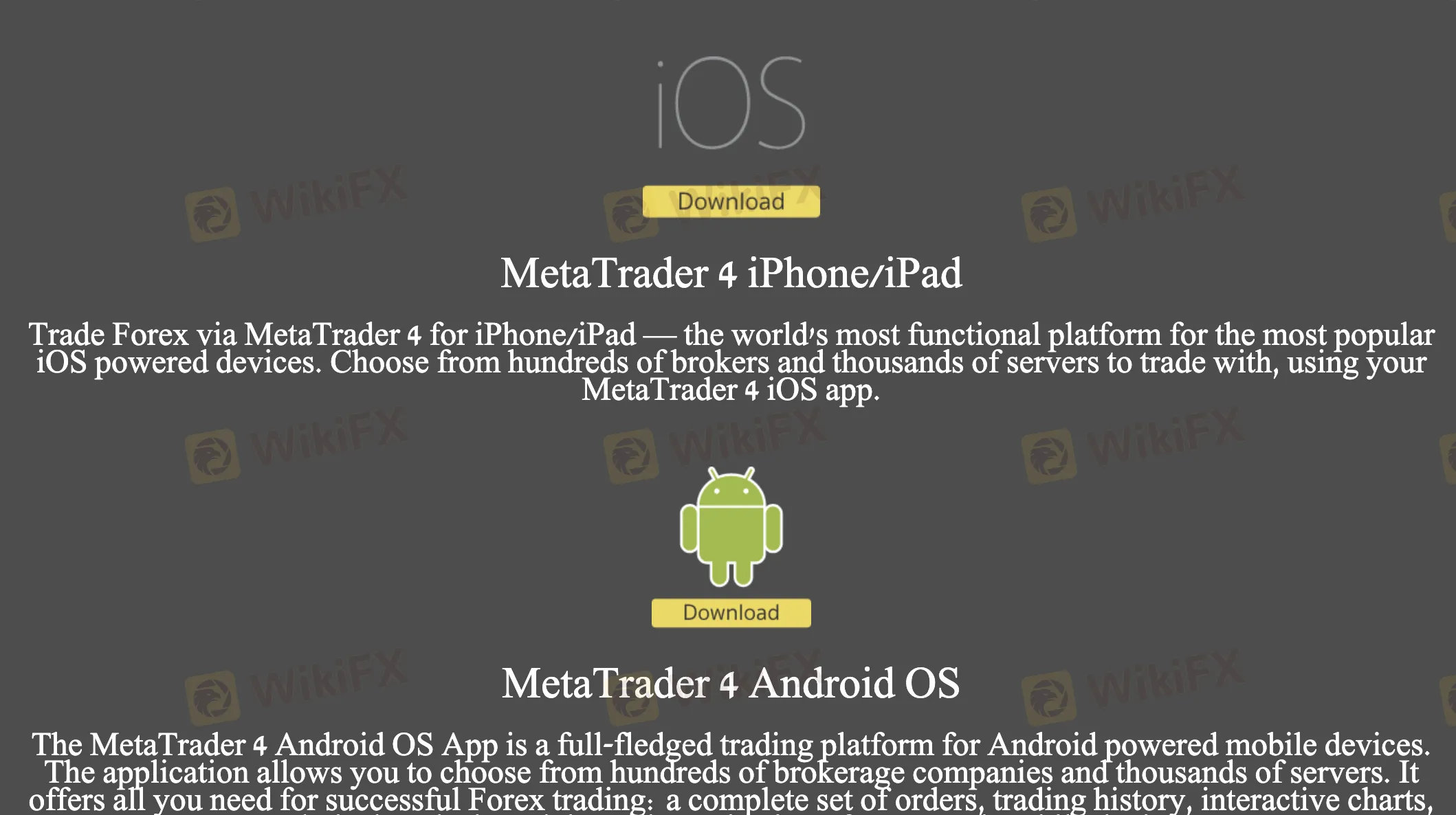 MT4 iPhone/iPad MT4 iPhone/iPad