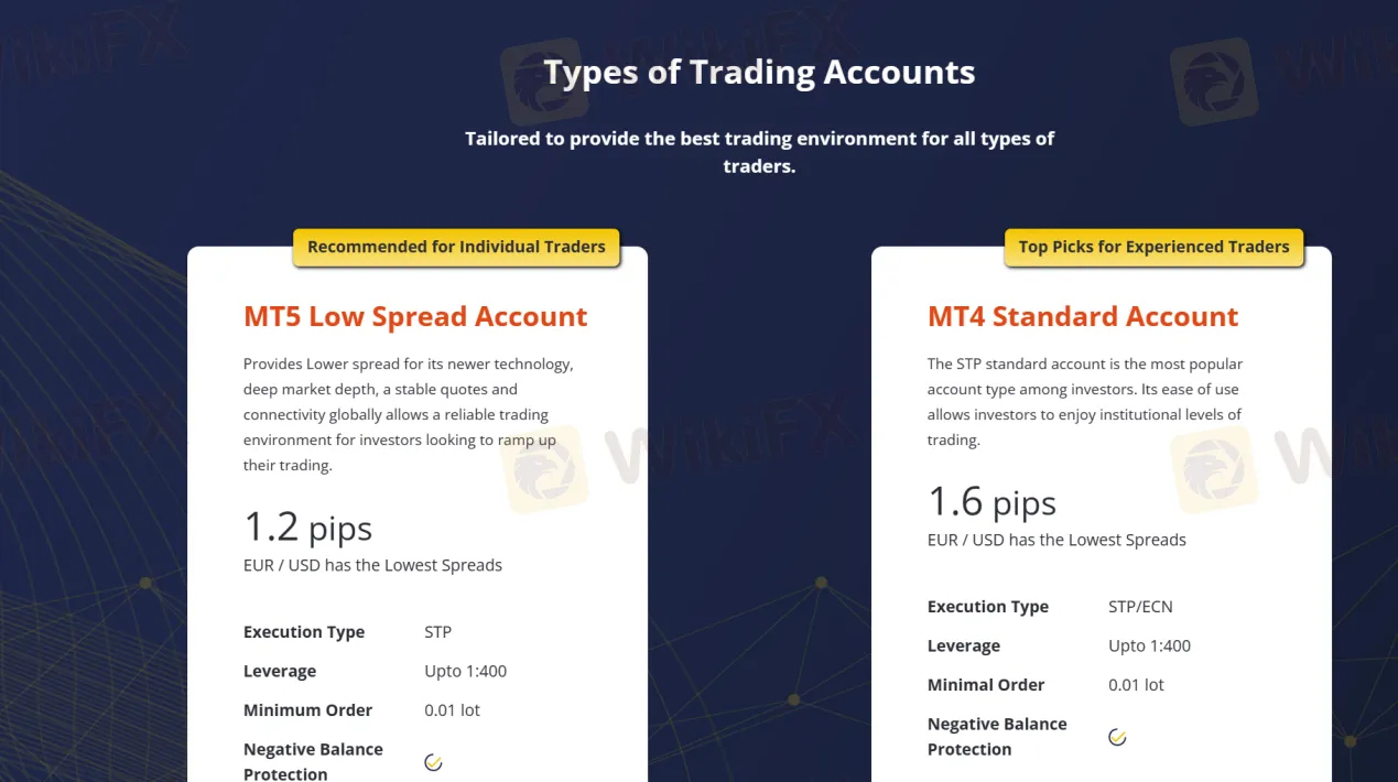Типы счетов Типы счетов
