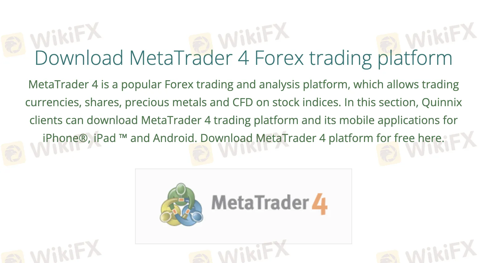 MetaTrader 4 (MT4) MetaTrader 4 (MT4)