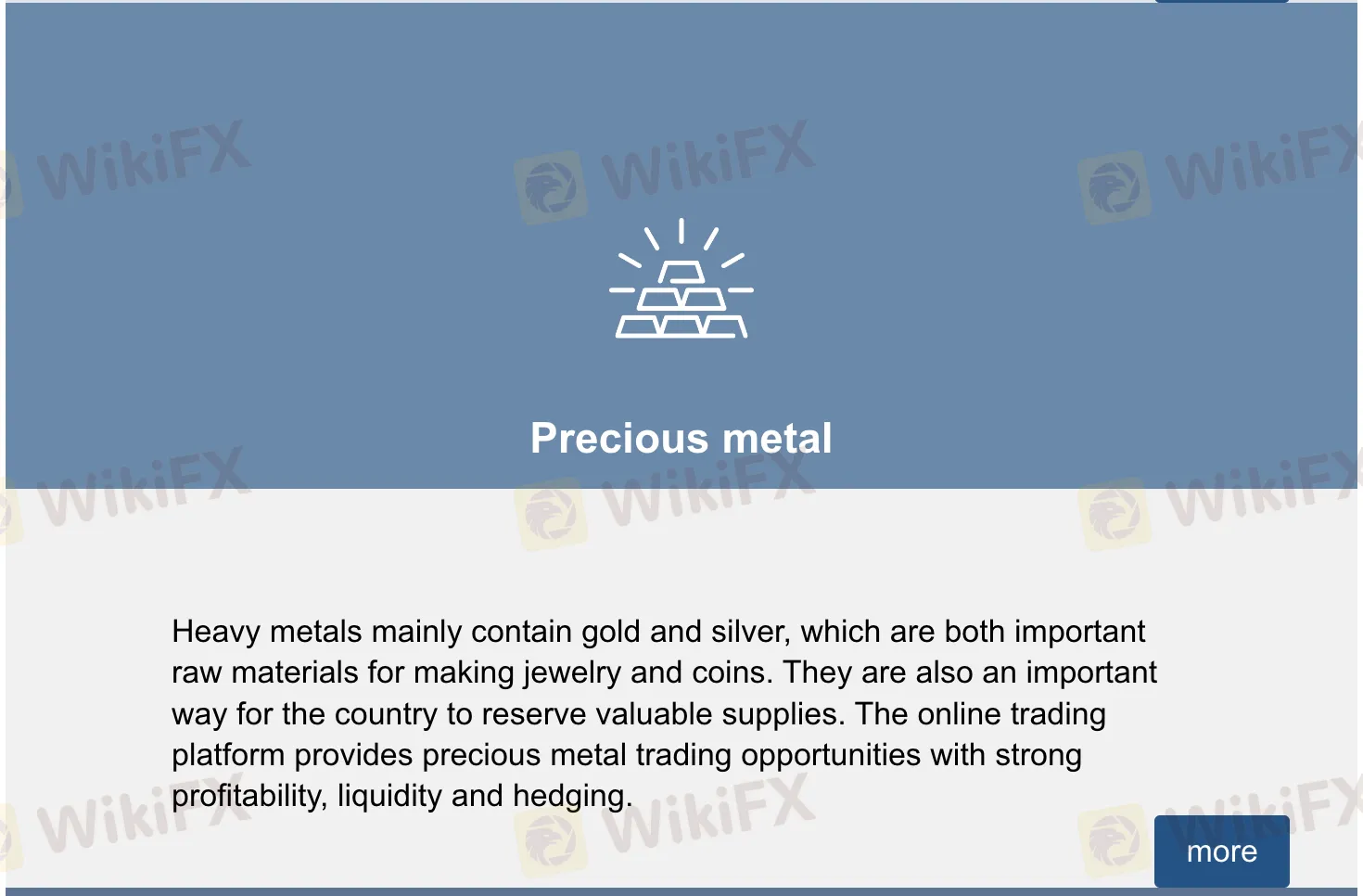 precious metals