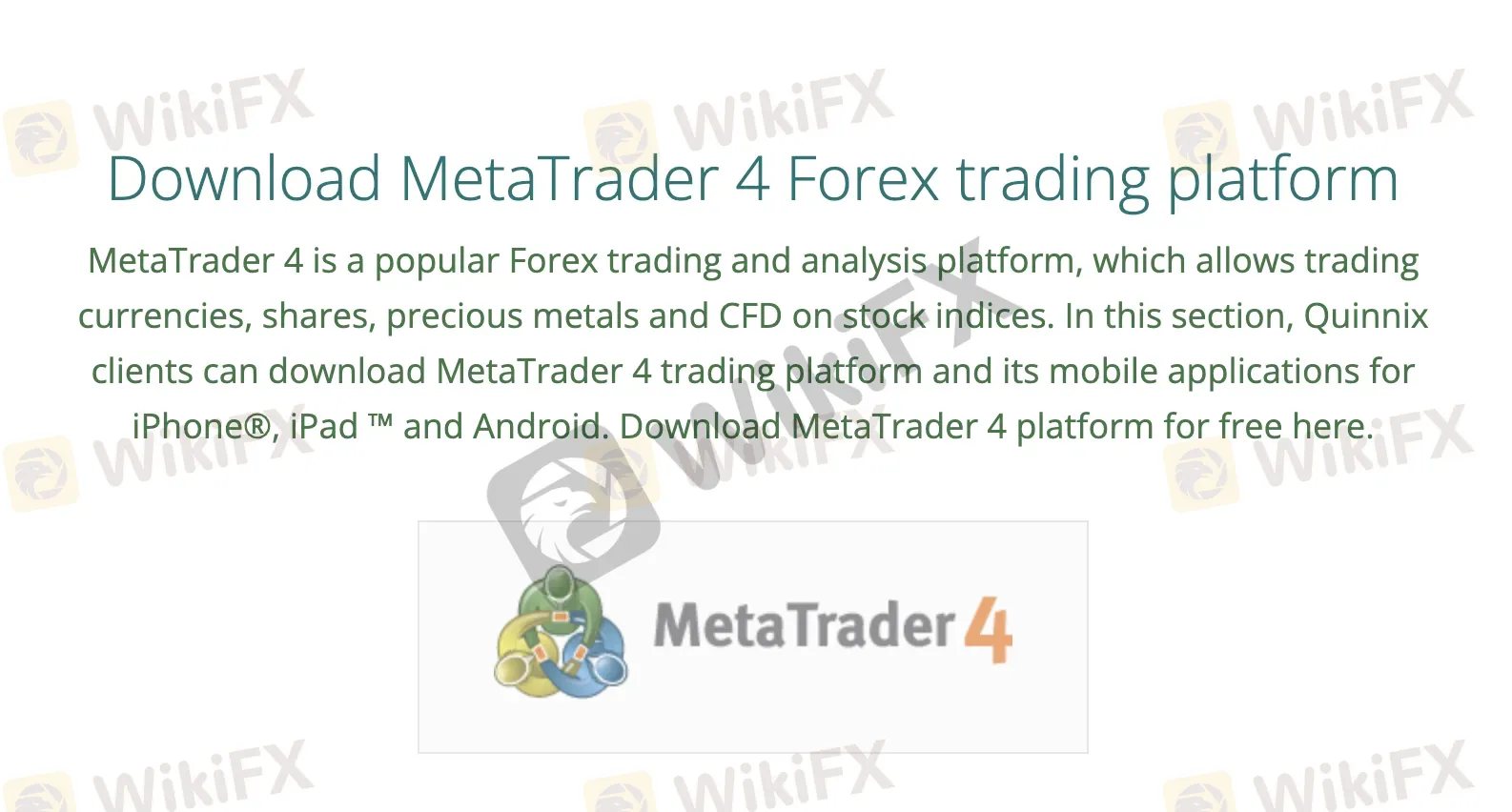 MetaTrader 4 (MT4) MetaTrader 4 (MT4)