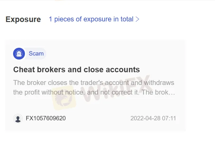 User Exposure on WikiFX User Exposure on WikiFX