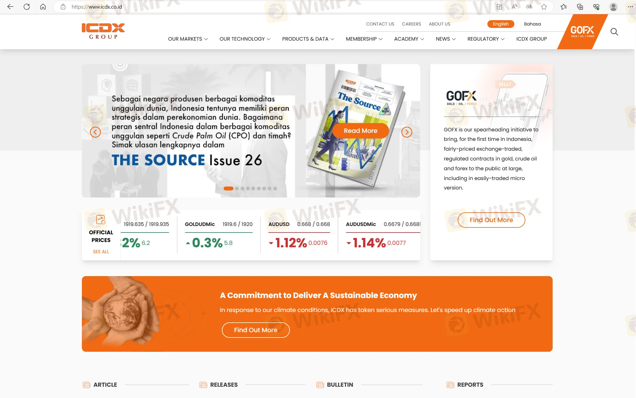 ICDX's home page