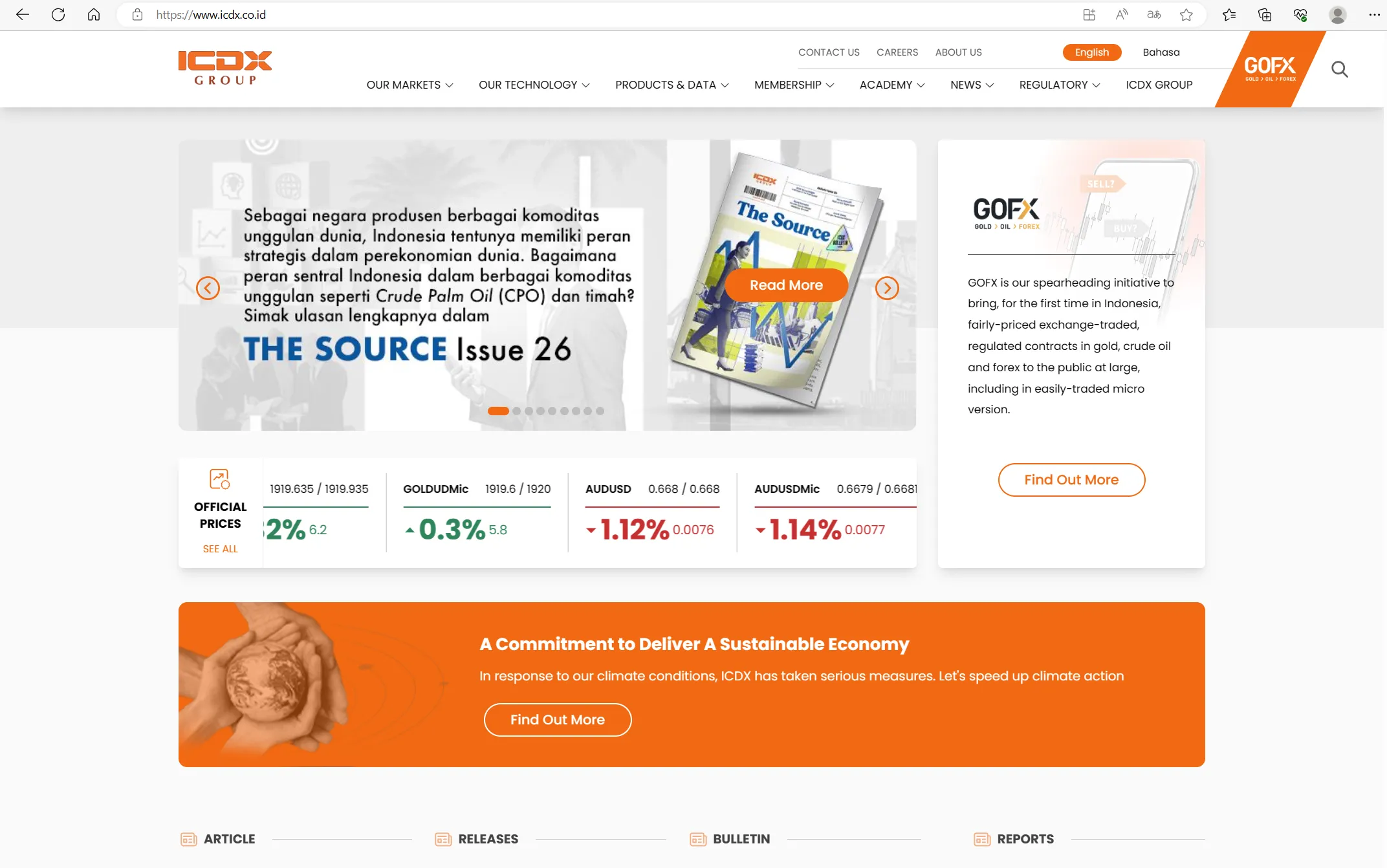 ICDX's home page ICDX's home page