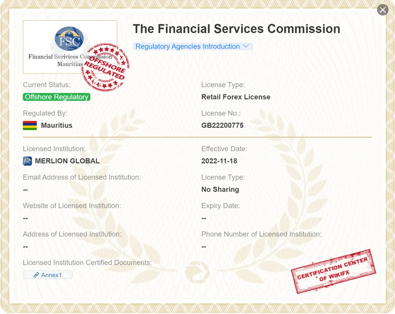 regulation