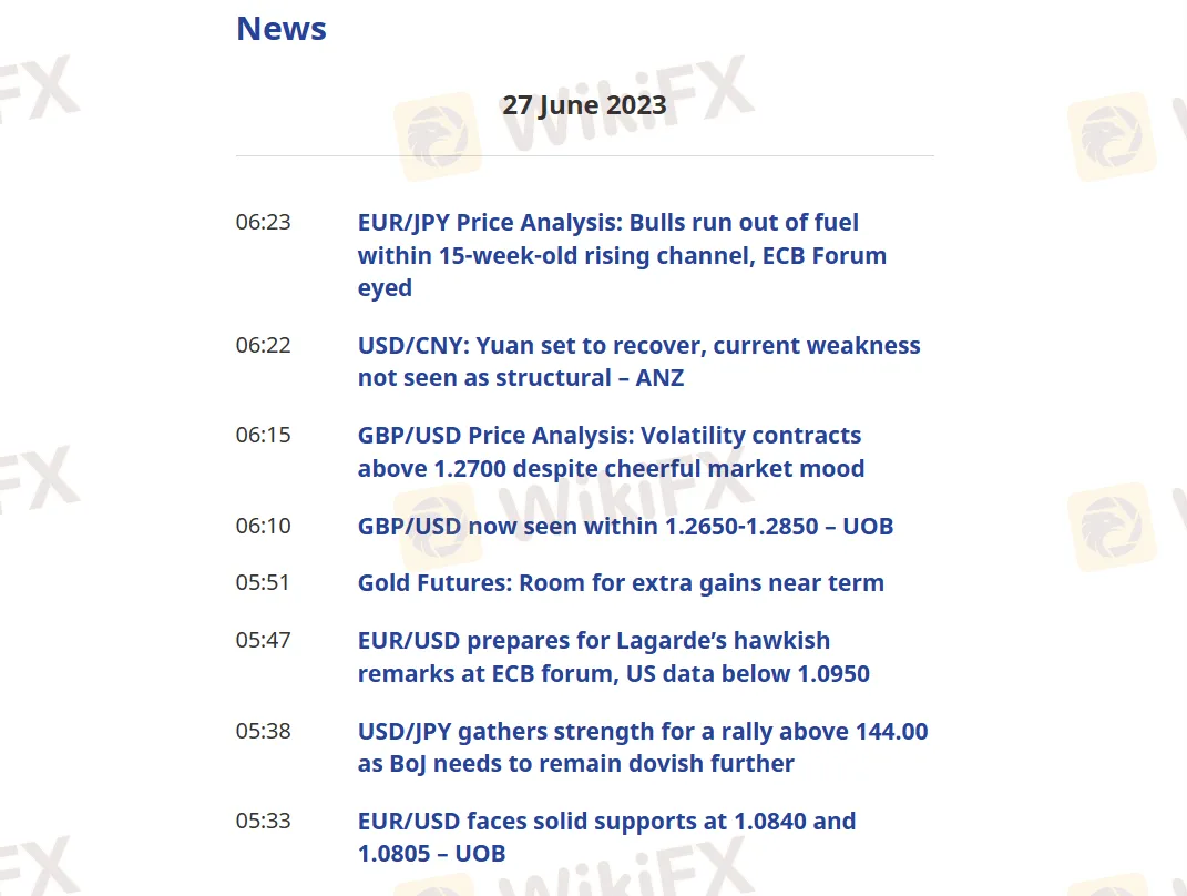 Market news Market news