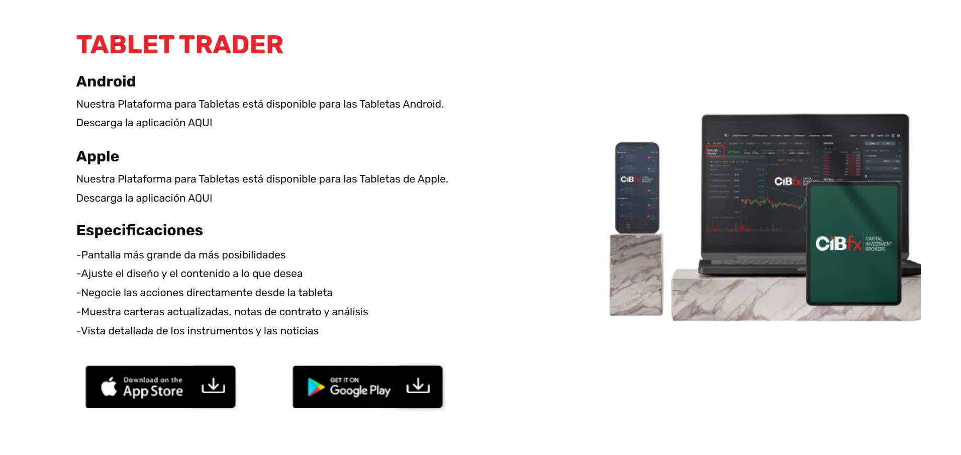 Tablet Trader