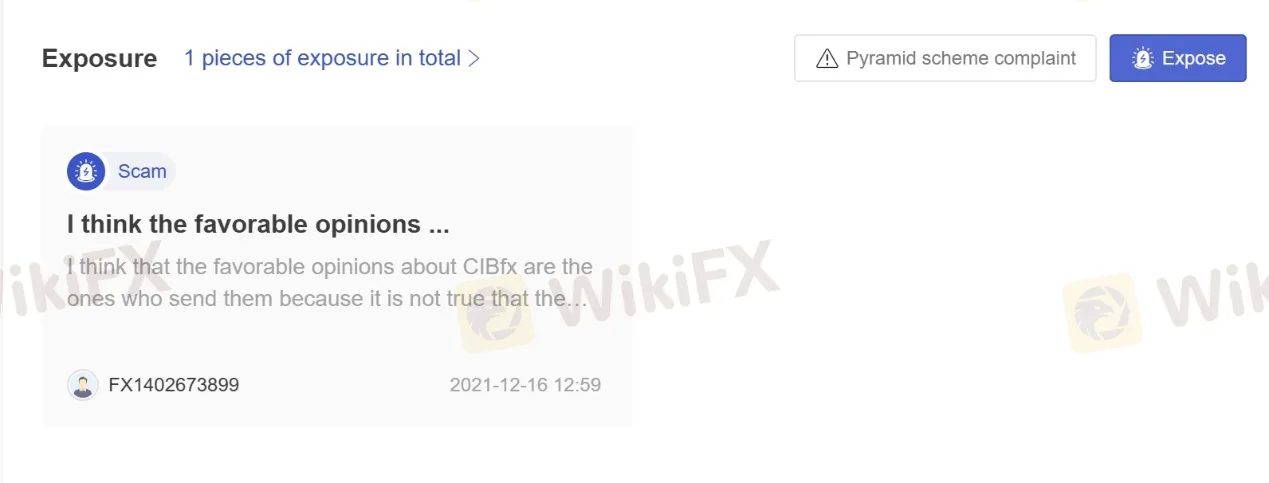 User Exposure on WikiFX