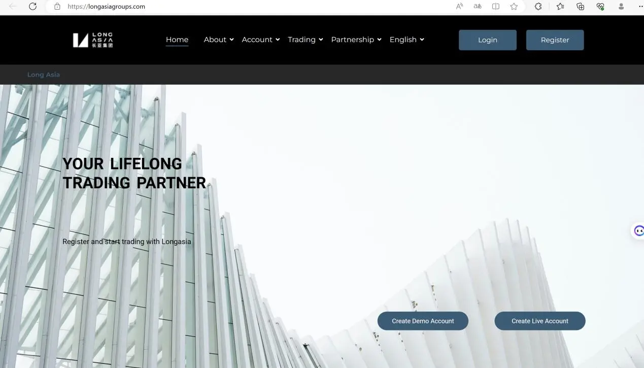 LONG ASIA GROUP’ home page LONG ASIA GROUP‘ home page