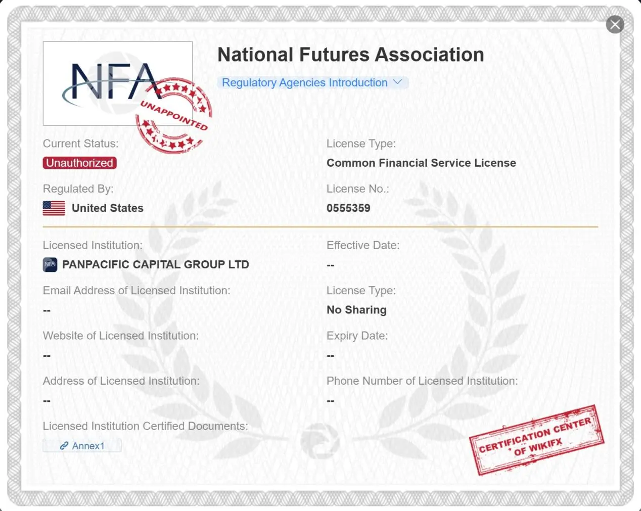 NFA license
