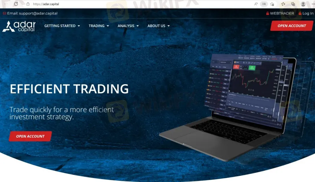 home page