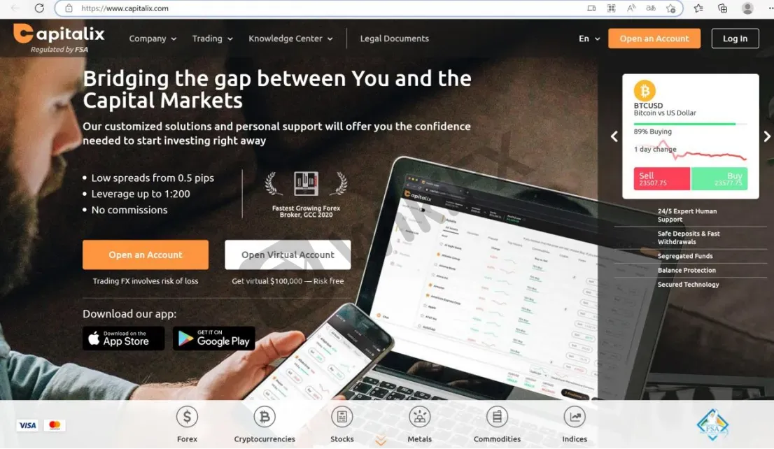 home page