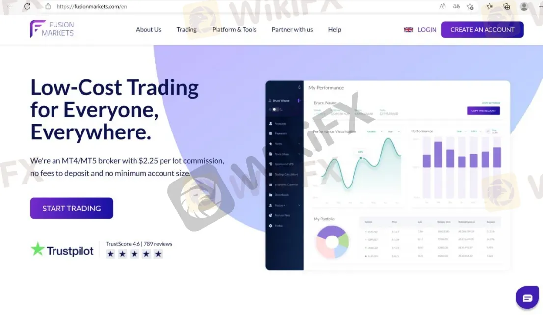 home page