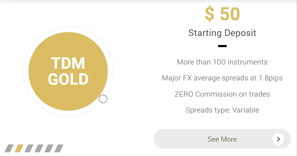 TDM Gold account TDM Gold account