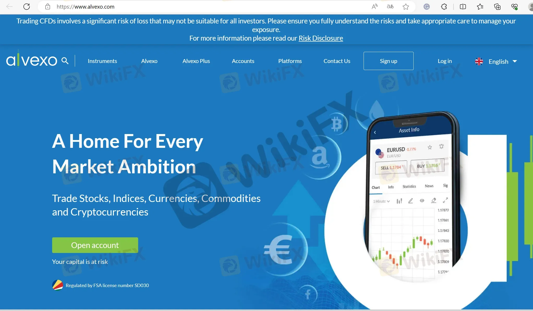 Alvexo's home page Alvexo's home page