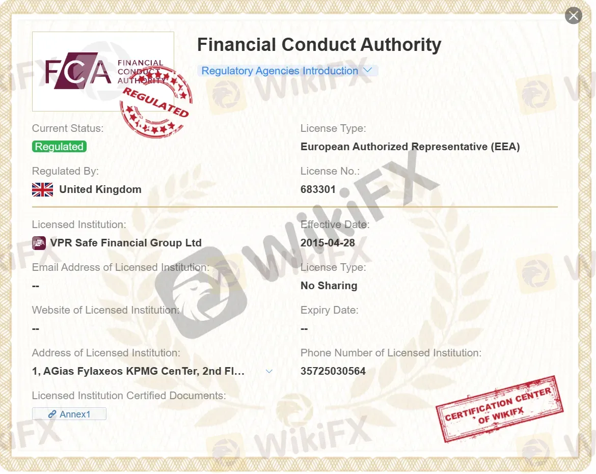FCA license FCA license