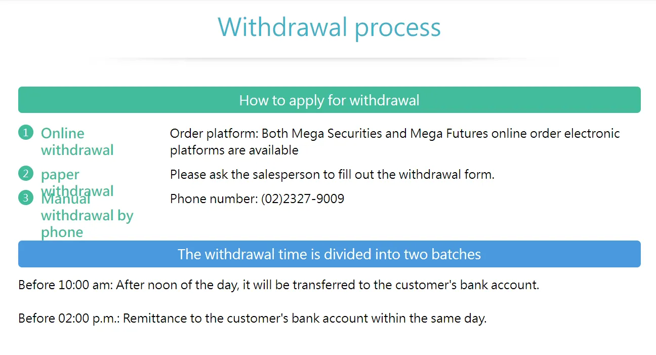 withdrawal withdrawal