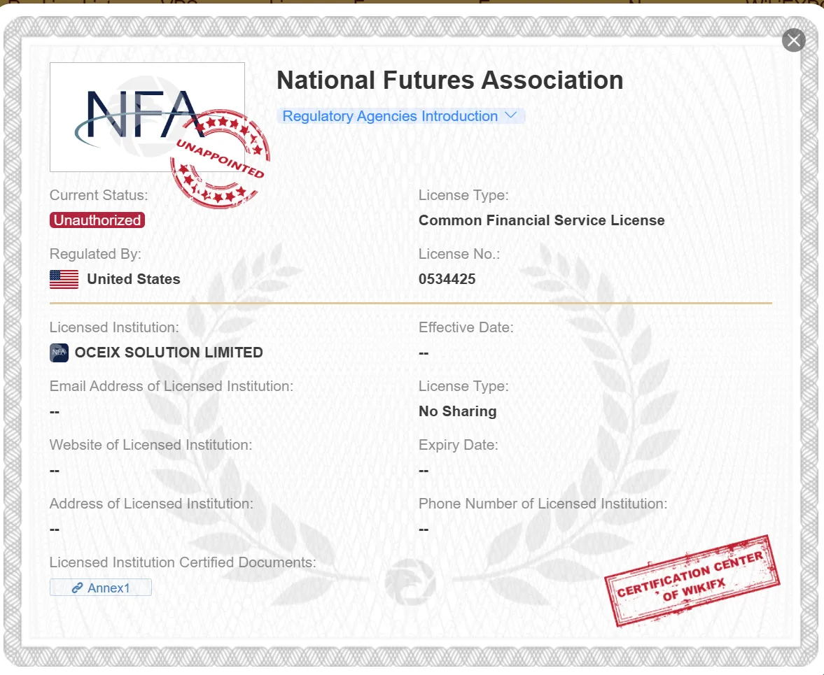 NFA license NFA license