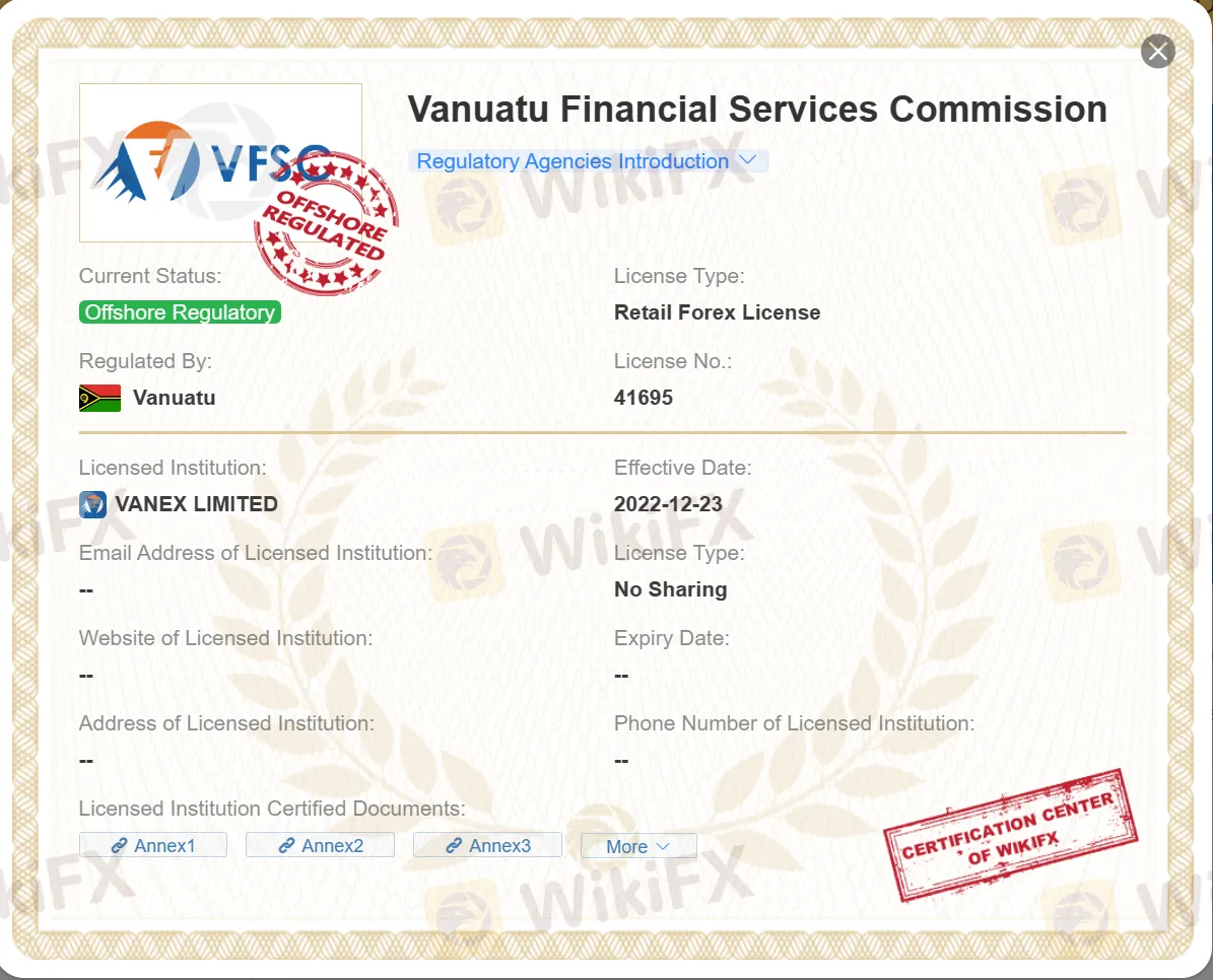 VFSC license