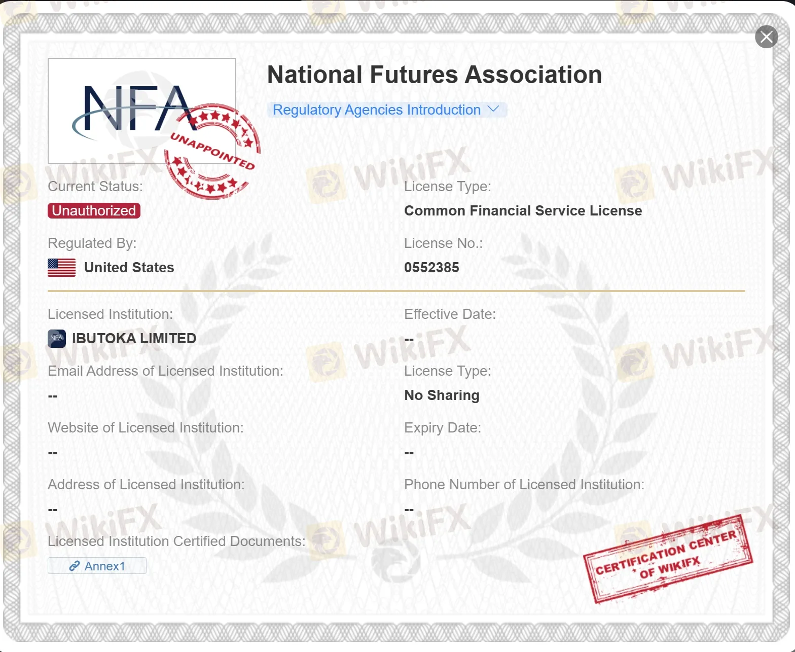 NFA license