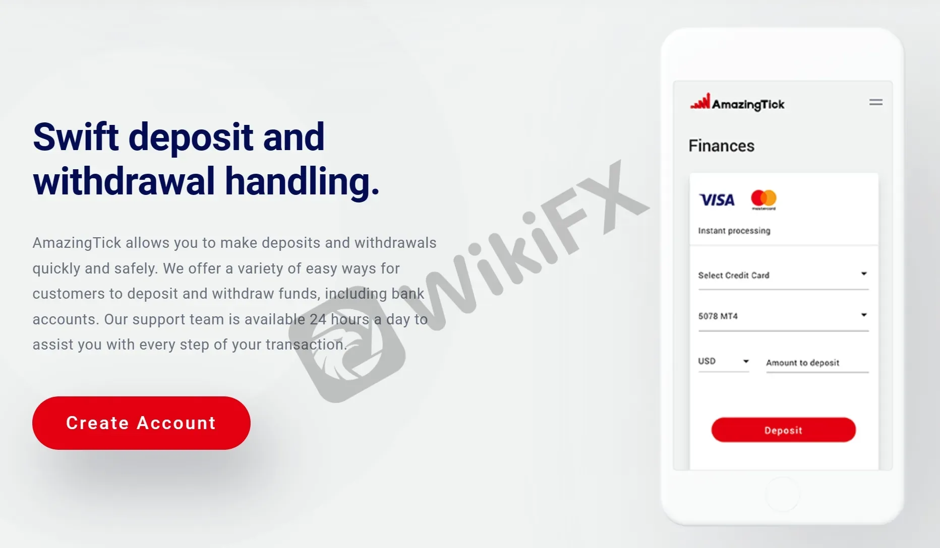 Deposits & Withdrawals