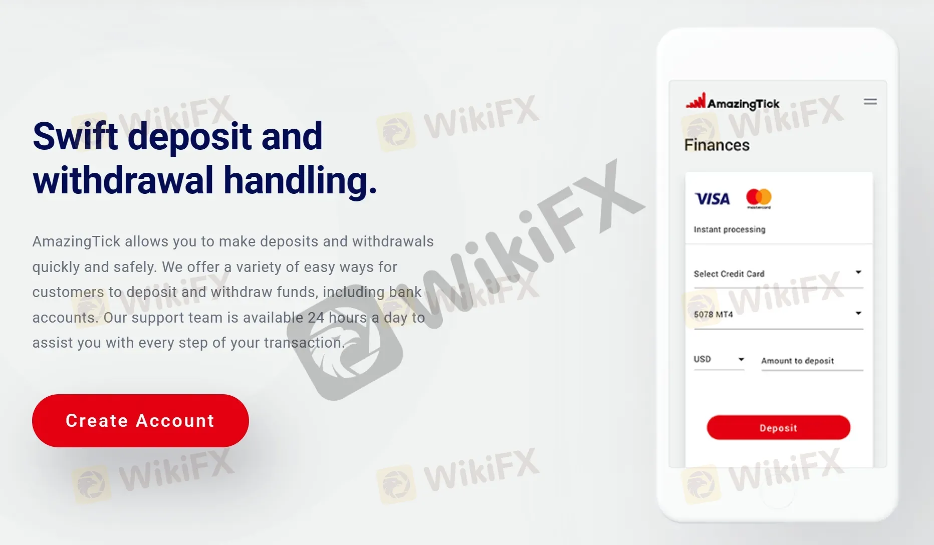 Deposits & Withdrawals