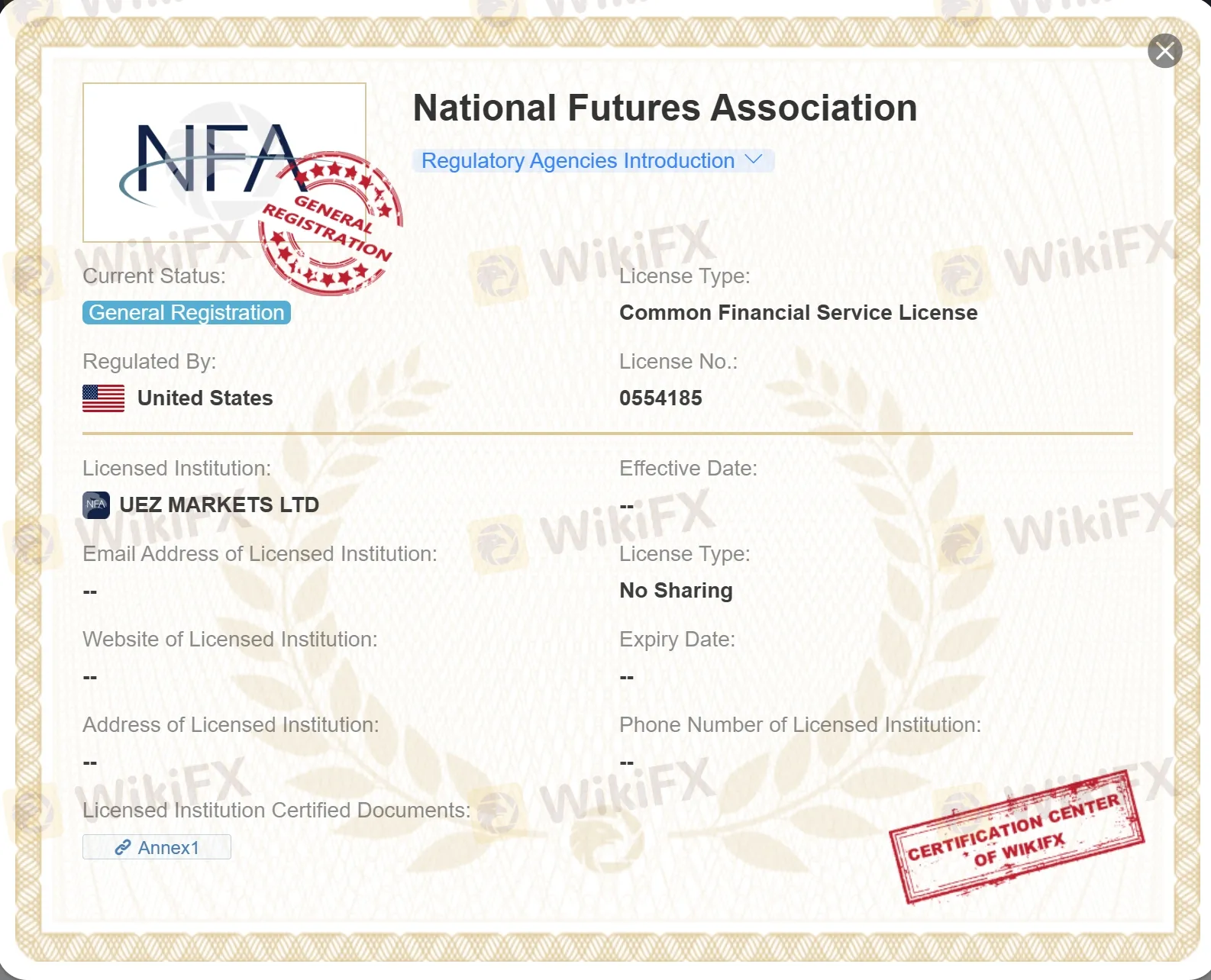 NFA license