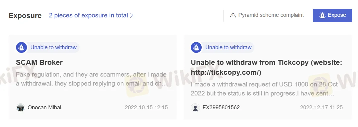 User Exposure on WikiFX