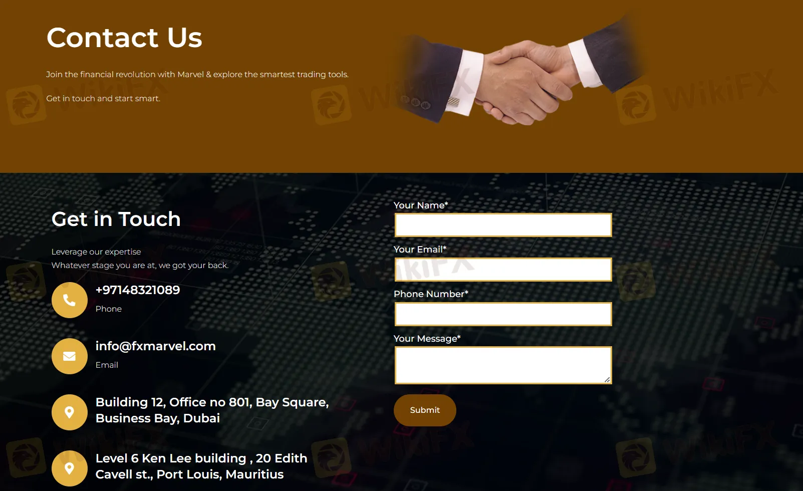 contact details