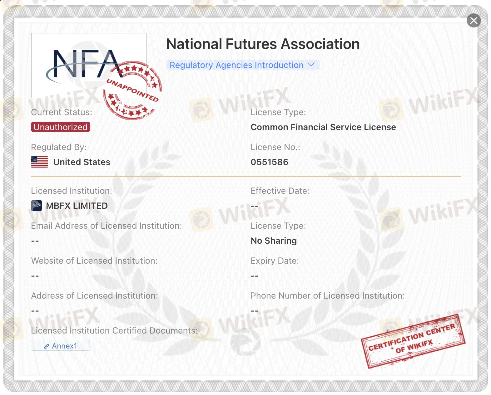NFA license