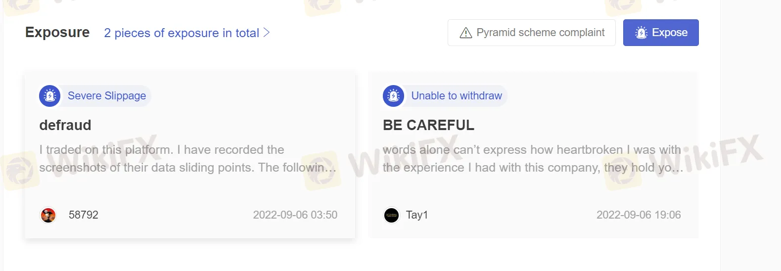 user-exposure user-exposure