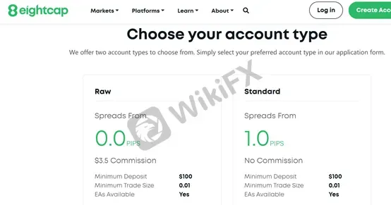 account types account types