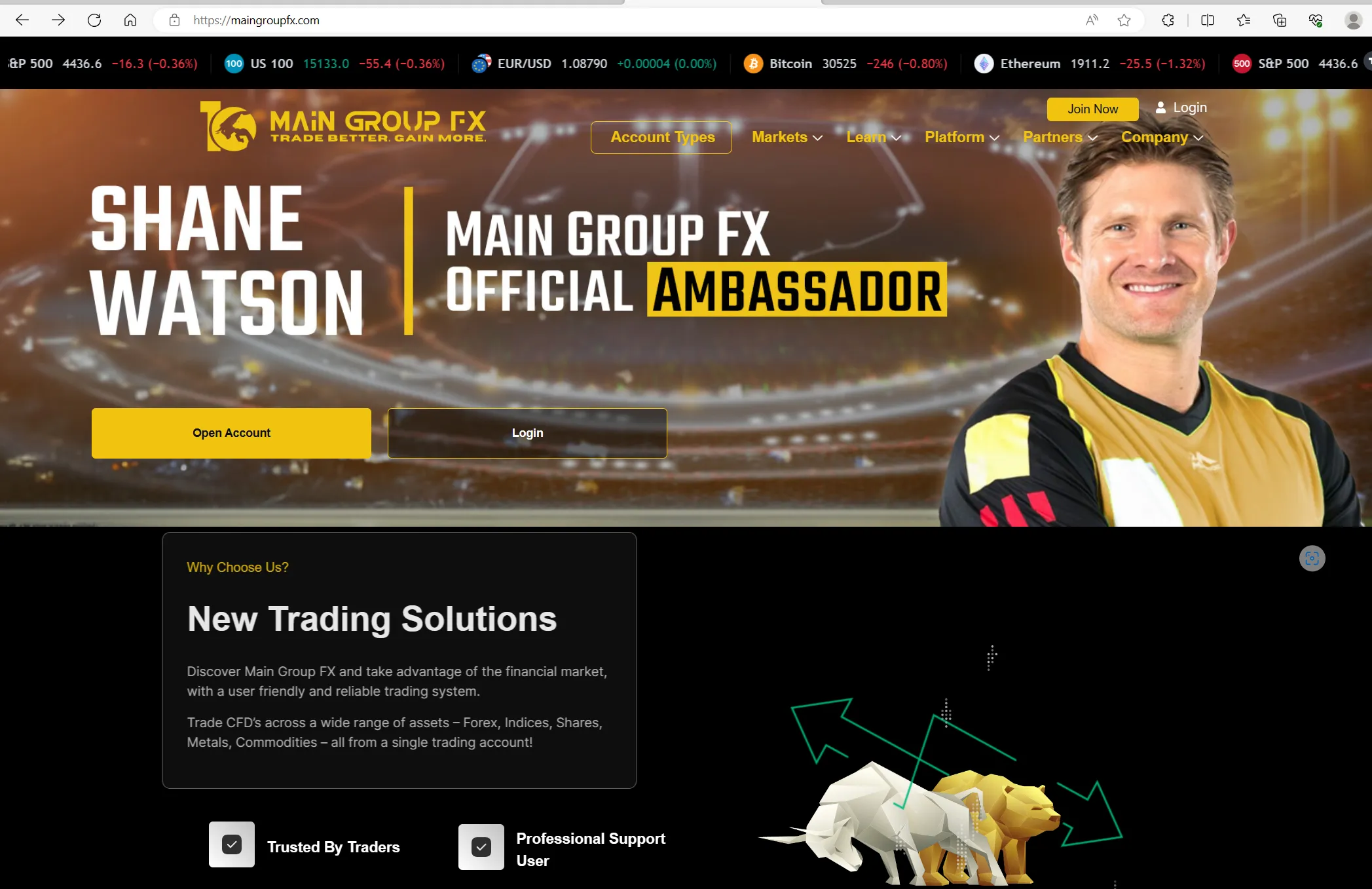 Main Group FX's home page Main Group FX's home page