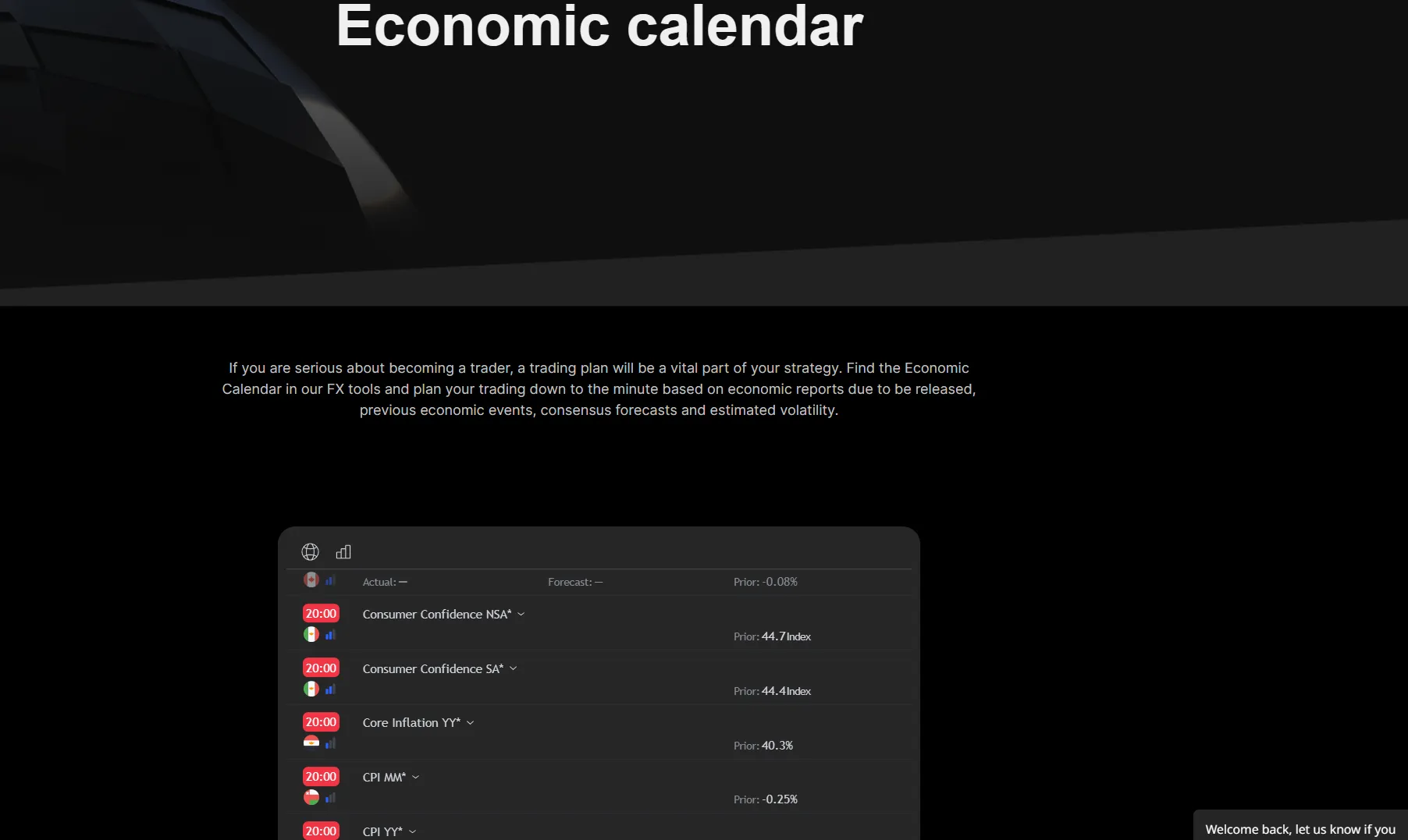 economic calendar economic calendar
