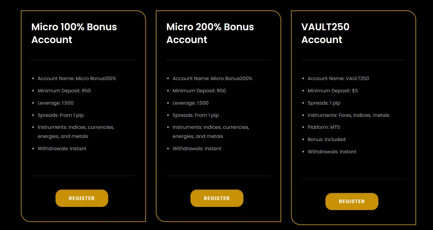 Account Types