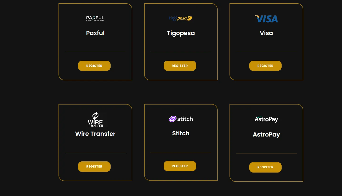 Deposits & Withdrawals