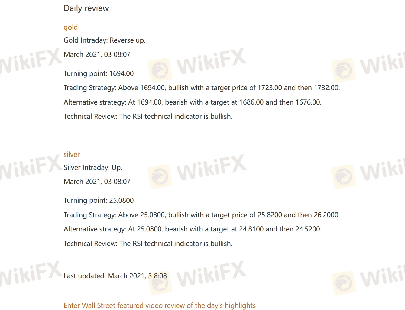 daily review