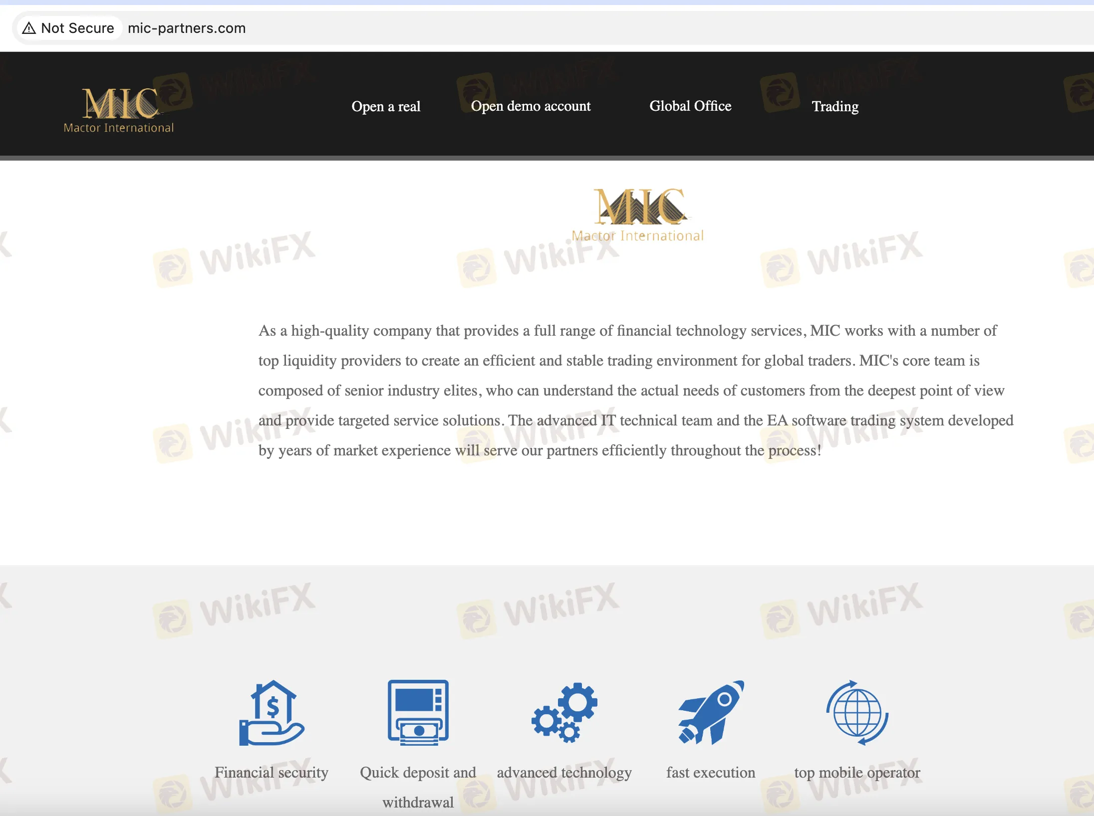 MIC's home page MIC's home page