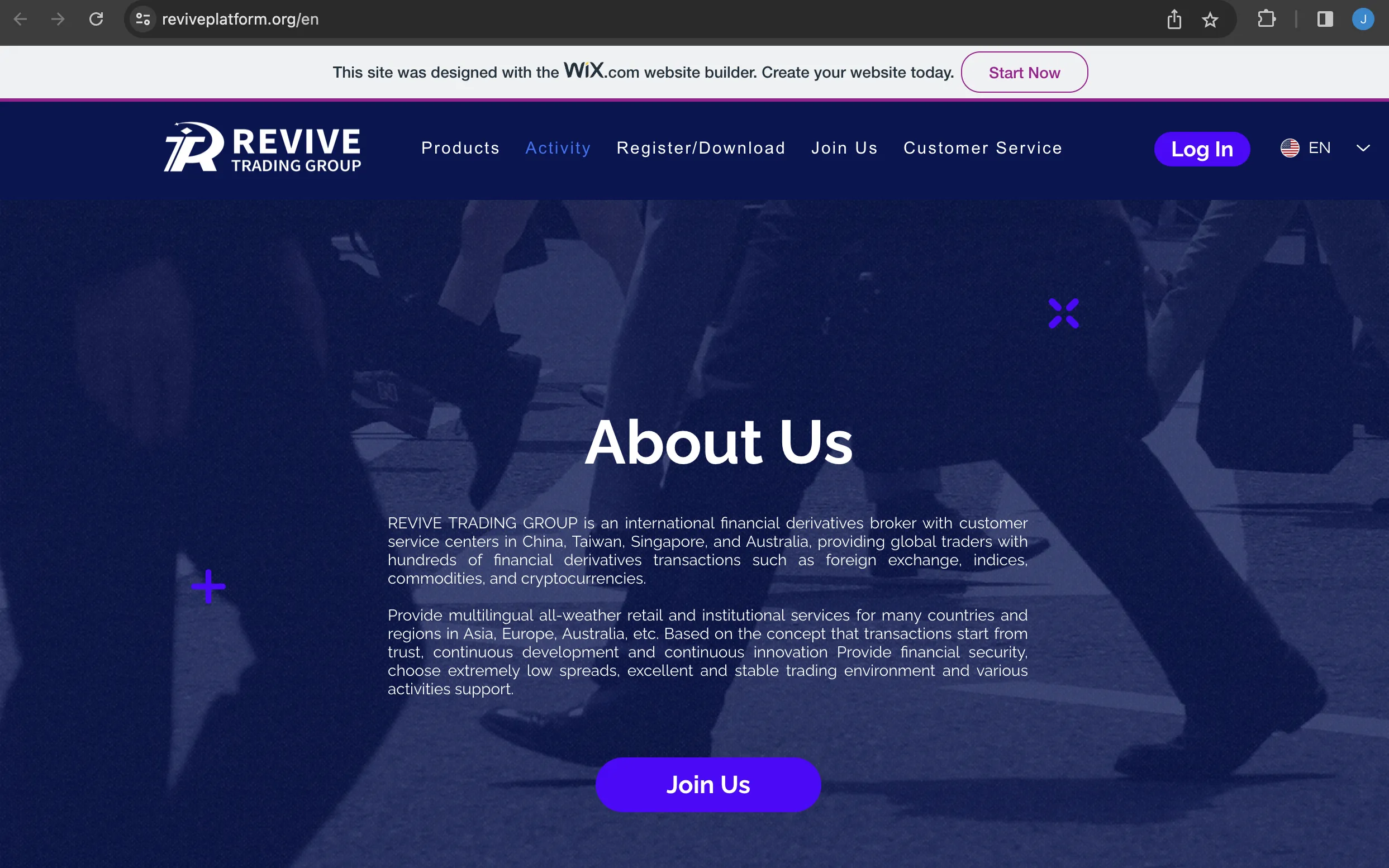REVIVE TRADING GROUP's home page REVIVE TRADING GROUP's home page