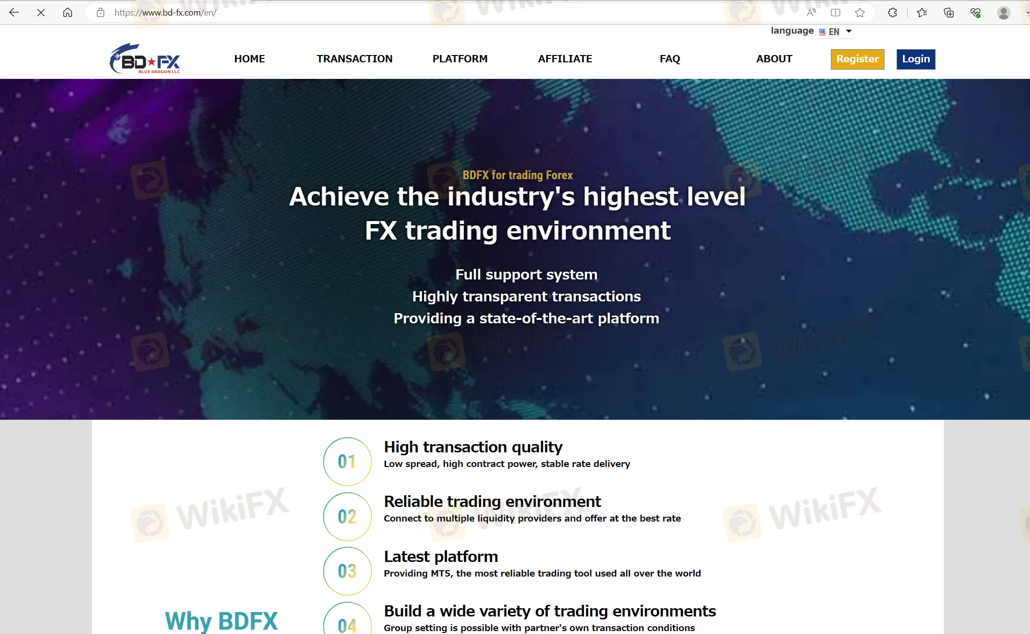 BDFX's home page