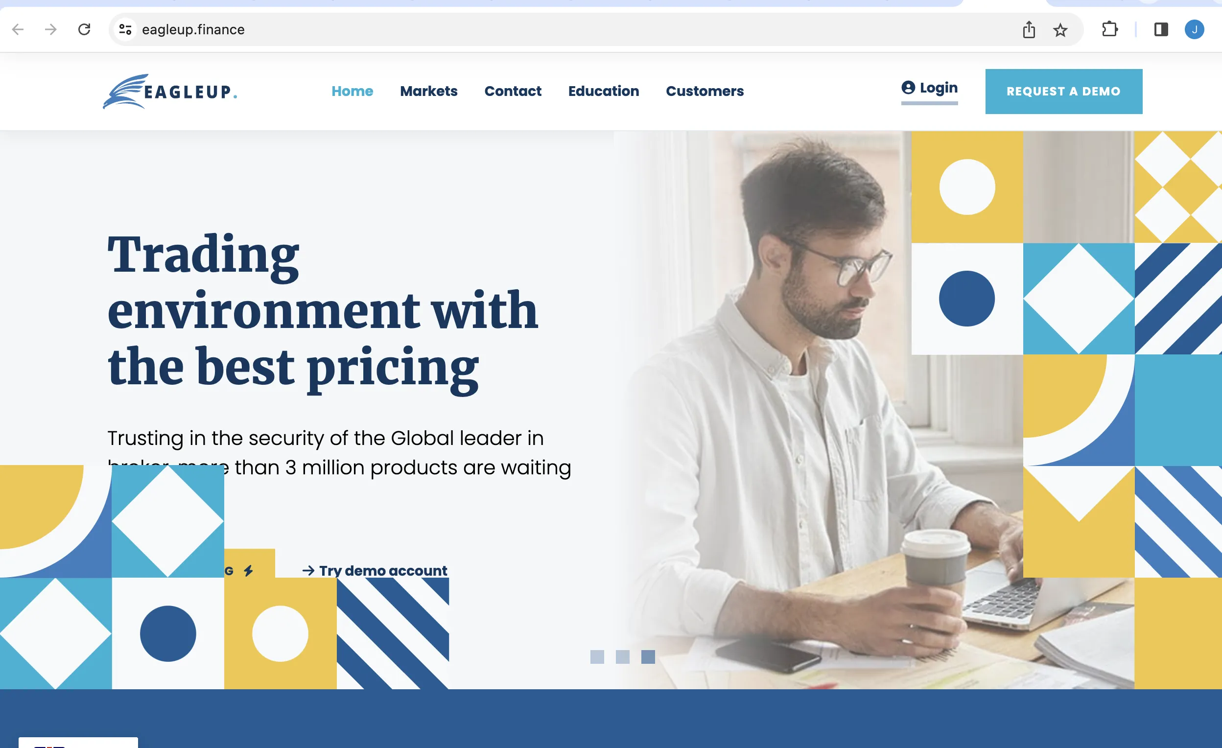 EagleUPs home page