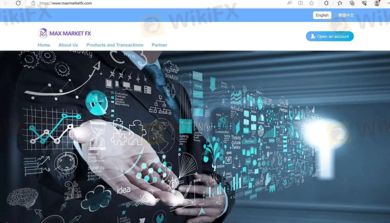 Max Market FXs home page Max Market FXs home page