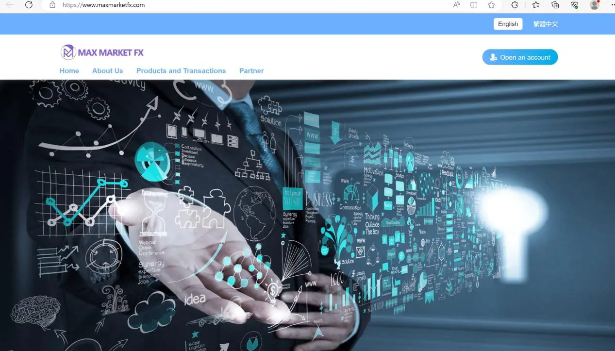 Max Market FXs home page Max Market FXs home page