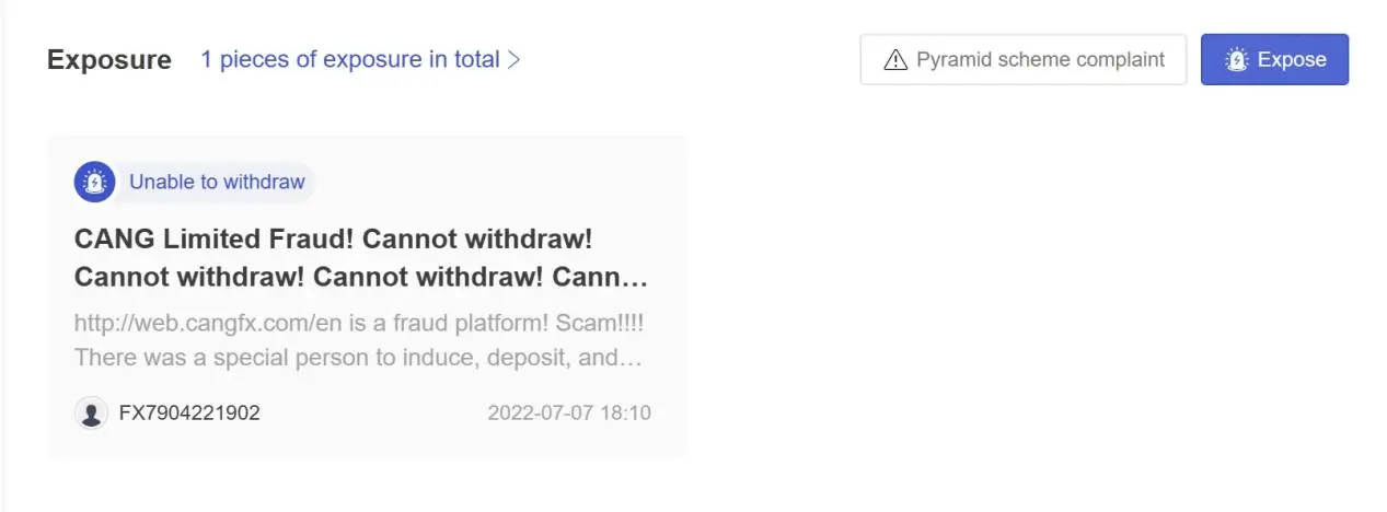 User Exposure on WikiFX User Exposure on WikiFX