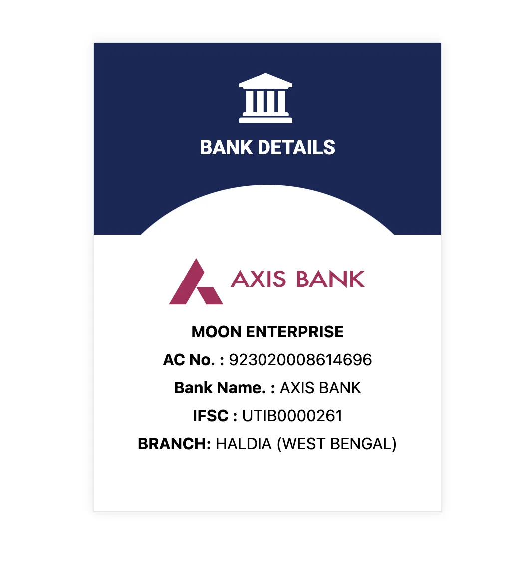 bank details bank details
