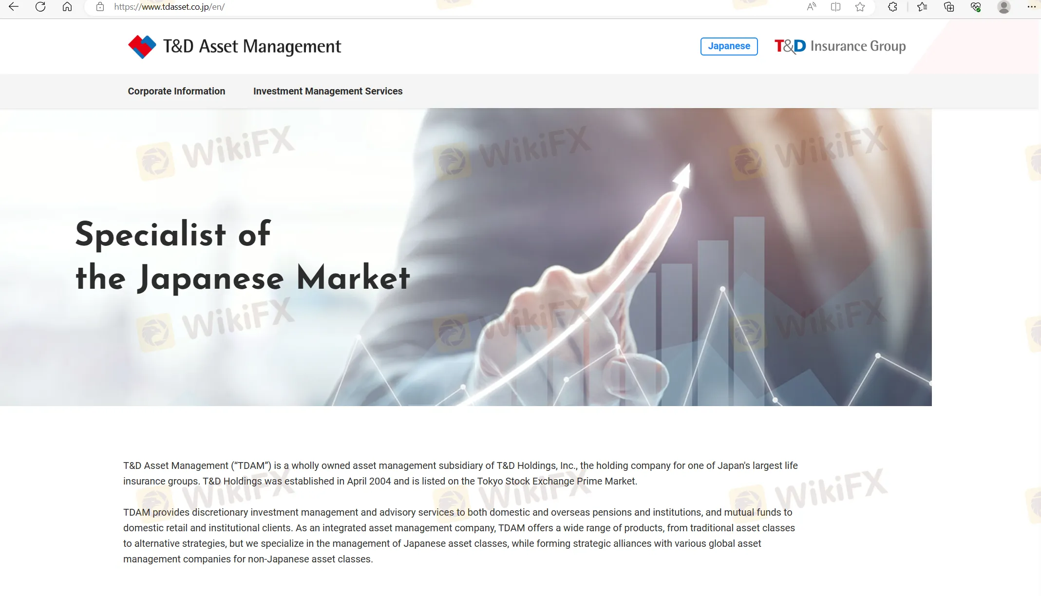 T&D's home page
