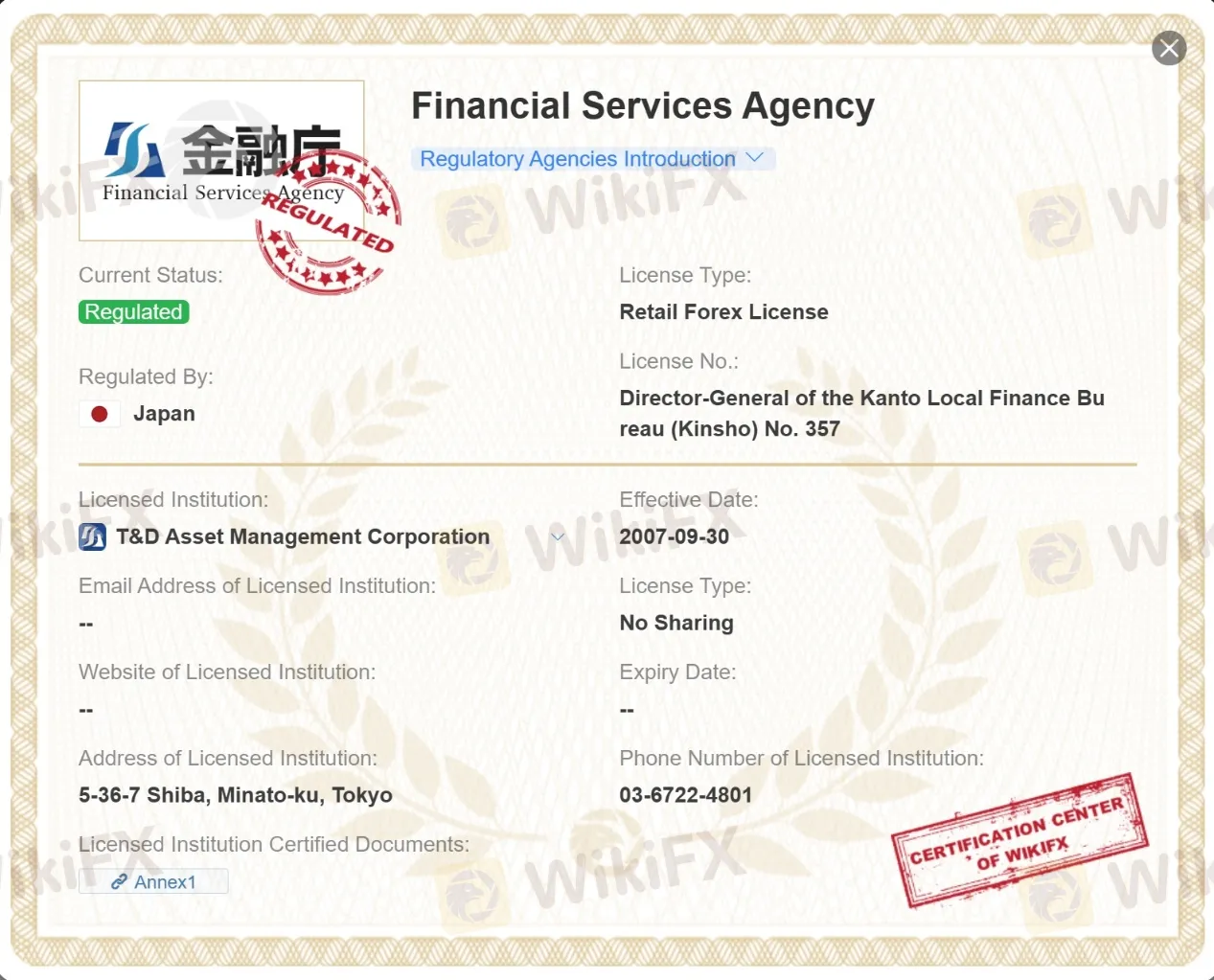 FSA license