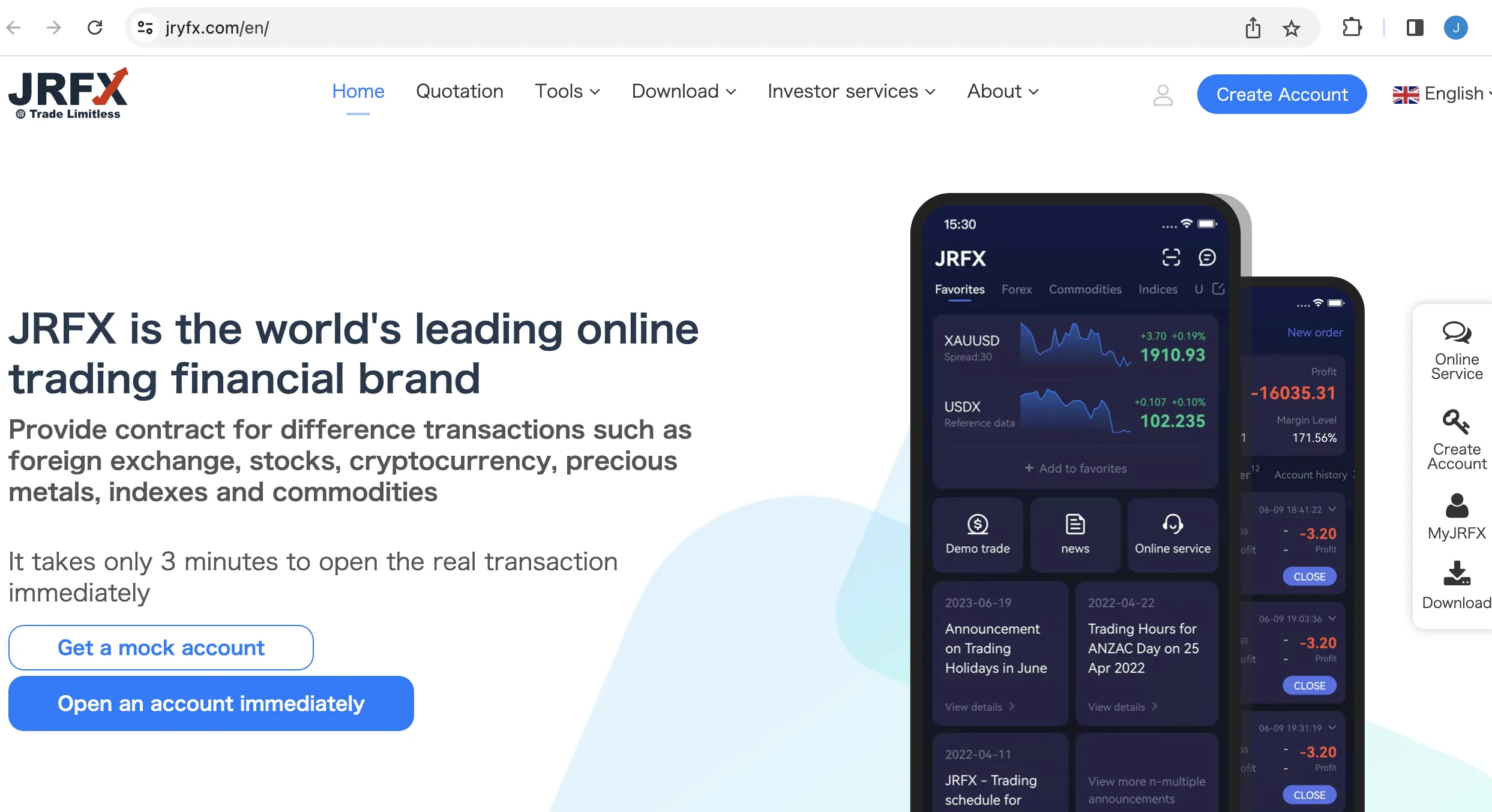 JRFX's home page JRFX's home page