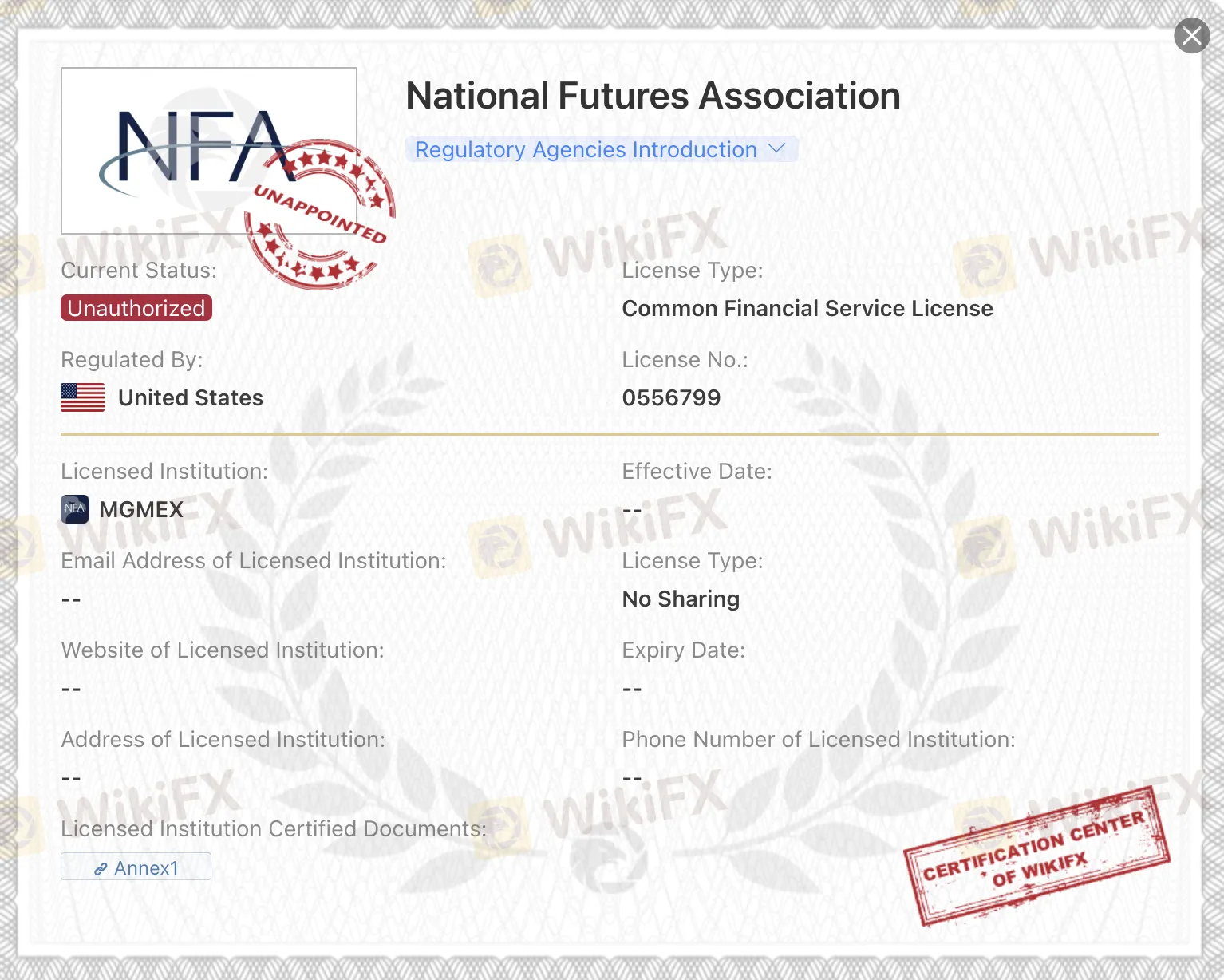 NFA license